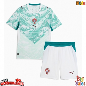 Portugal Replica Away Stadium Kit for Kids World Cup 2026 Short Sleeve (+ pants)